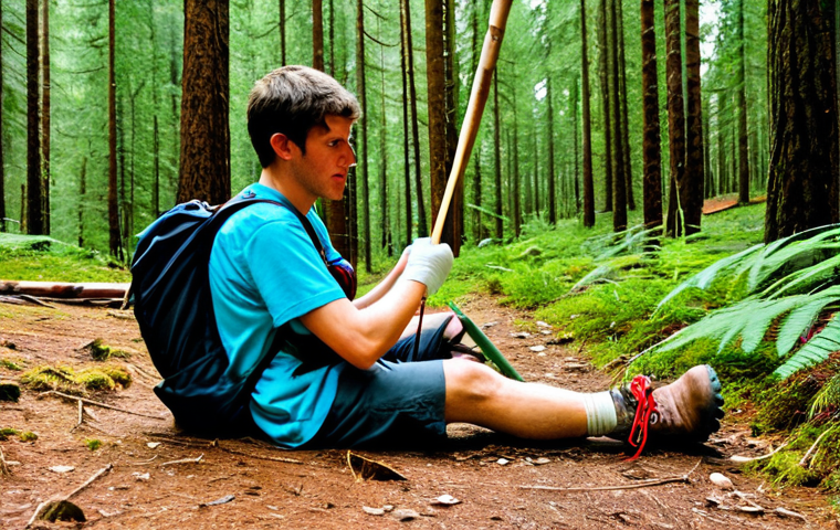 응급구조사 자가발전 응급처치 - Wilderness First Aid Assessment**
"A hiker, fully clothed in appropriate outdoor gear, kneeling bes... 응급구조사 자가발전 응급처치 - Wilderness First Aid Assessment**
"A hiker, fully clothed in appropriate outdoor gear, kneeling bes...