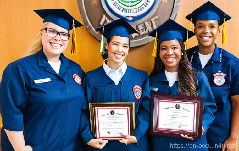 응급구조사 단기 교육 프로그램 - **Prompt:** A compassionate and professional scene inside an ambulance, depicting two paramedics att... 응급구조사 단기 교육 프로그램 - **Prompt:** A compassionate and professional scene inside an ambulance, depicting two paramedics att...