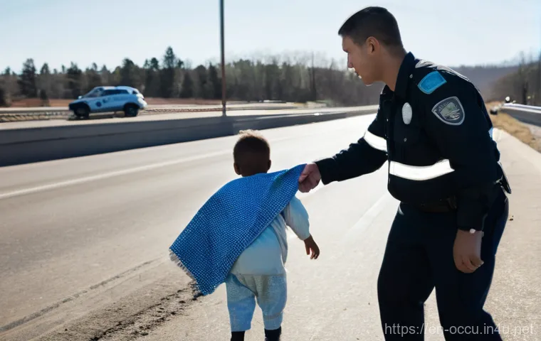 응급구조사 출동 중 생긴 에피소드 - **Prompt:** A medium close-up shot focusing on a resilient female police officer, mid-action, her fa... 응급구조사 출동 중 생긴 에피소드 - **Prompt:** A medium close-up shot focusing on a resilient female police officer, mid-action, her fa...
