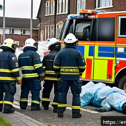 응급구조사와 대규모 사고 대응 - A dynamic emergency response scene at a mass casualty incident in an urban setting during daylight, ...